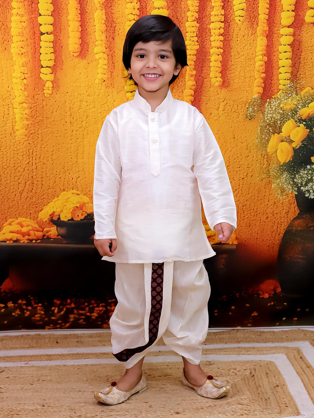 Dhoti Kurta Set for Boys - Purple | BD24DK70PRA | DesiQlo