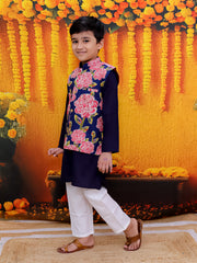 Kurta Pajama Set for Boys - Blue | BD24KP77BLA
