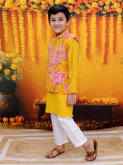 Kurta Pajama Set for Boys - Yellow | BD24KP77YWA
