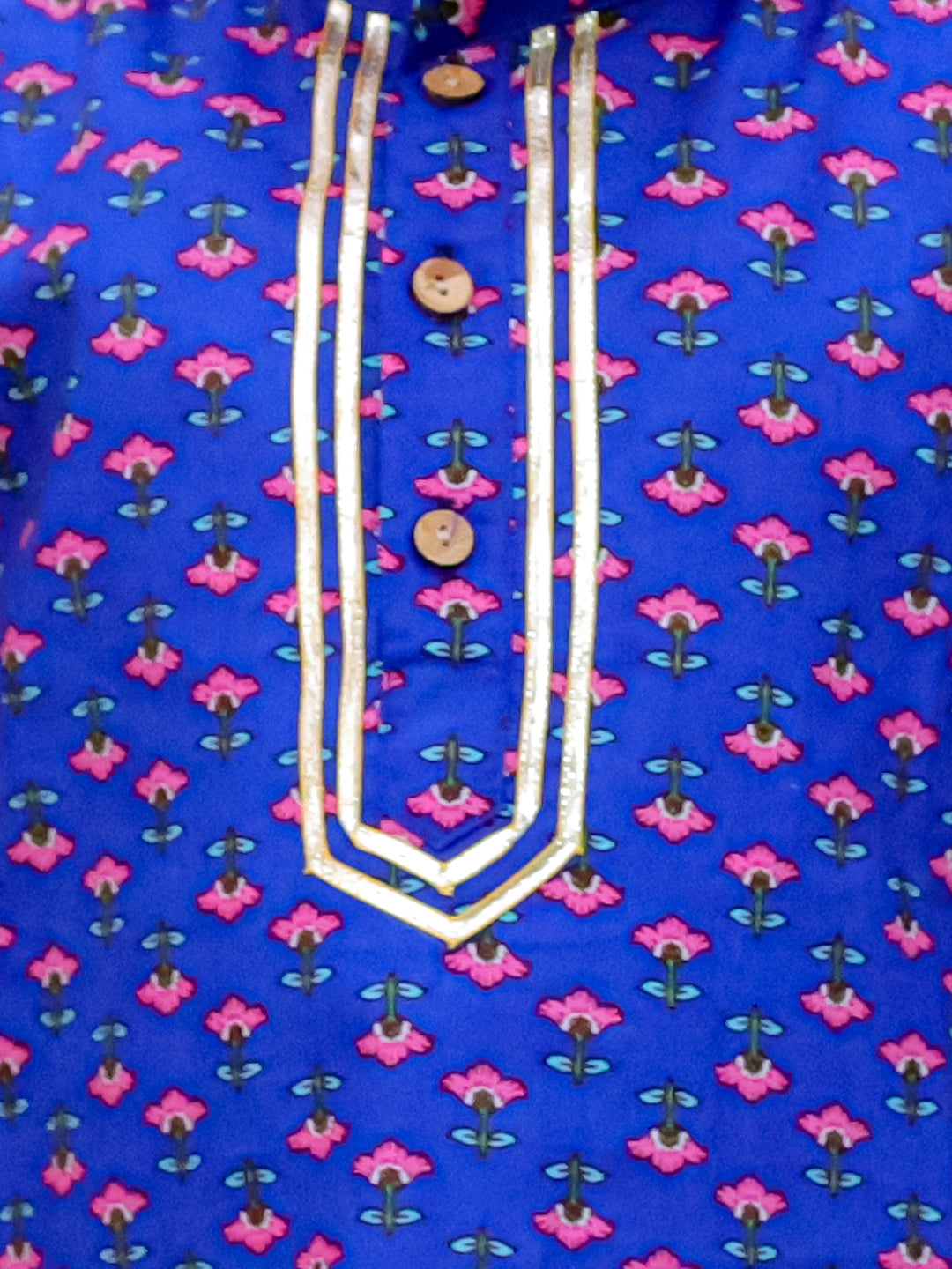 Kurta Pajama Set for Boys - Blue | BD24KP78BLA | DesiQlo