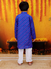 Kurta Pajama Set for Boys - Blue | BD24KP78BLA