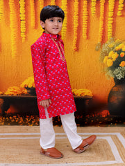 Kurta Pajama Set for Boys - Red | BD24KP78RDA