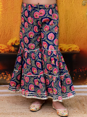 Ethnic Suit Set for Girls - Blue | BD24SU59BLA