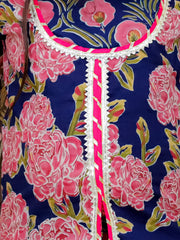 Ethnic Suit Set for Girls - Blue | BD24SU59BLA