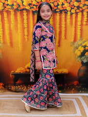 Ethnic Suit Set for Girls - Blue | BD24SU59BLA