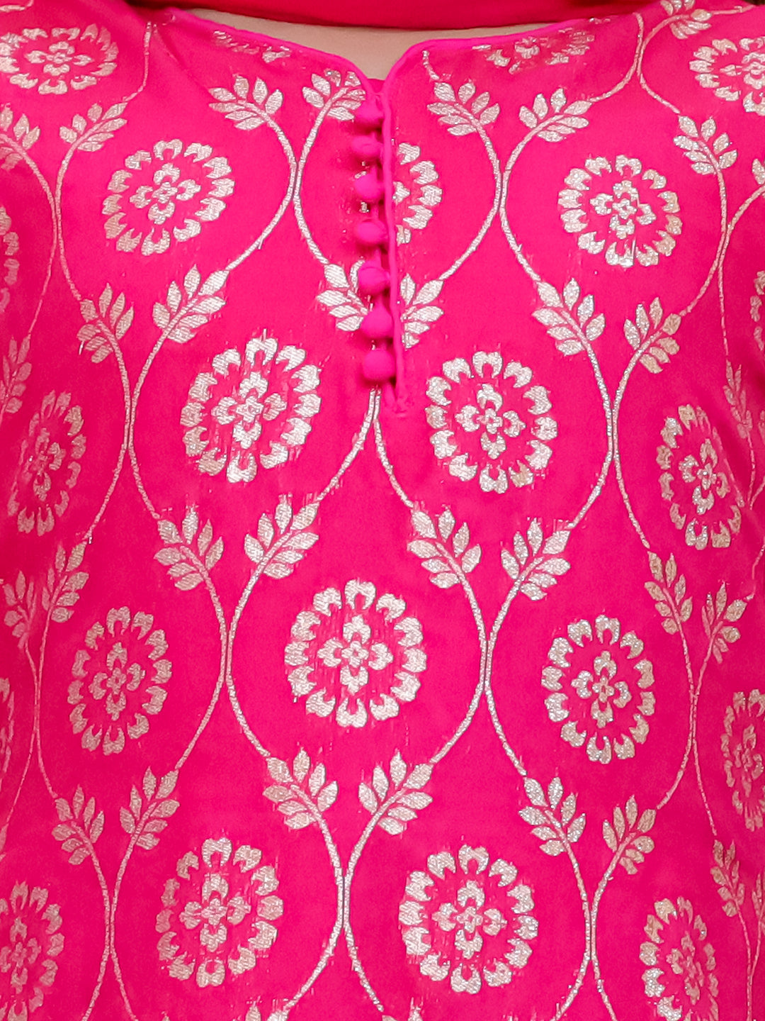 Ethnic Suit Set for Girls - Pink | BD24SU61PIB | DesiQlo