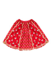 Lehenga Choli Set for Girls - Yellow | BD25LC81YLA