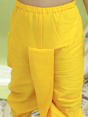 Cotton Dhoti Kurta Set for Boys - Green | BG23DK52GRA