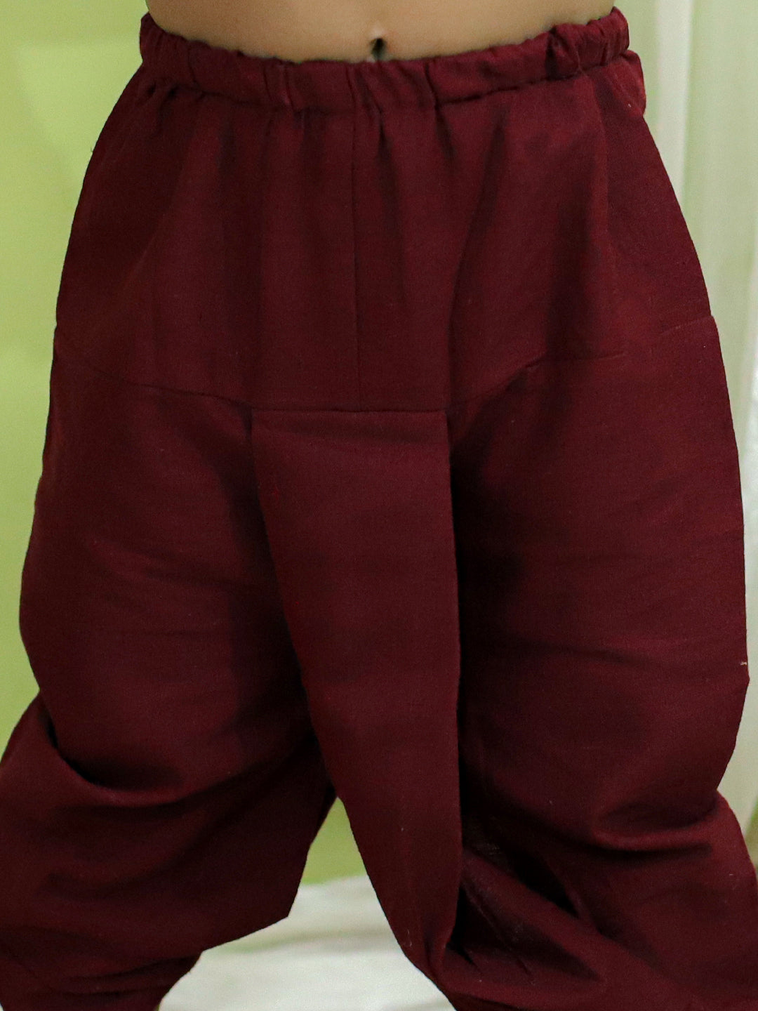 Cotton Dhoti Kurta Set for Boys - Yellow | BG23DK52YWA | DesiQlo