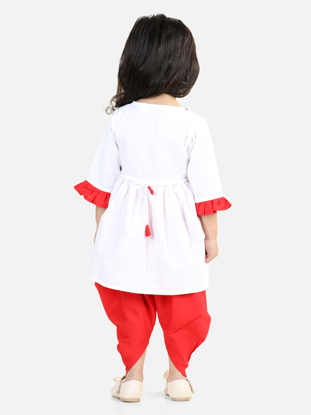 Cotton Ethnic Suit Set for Kids - White | BH23IW27WHA | DesiQlo