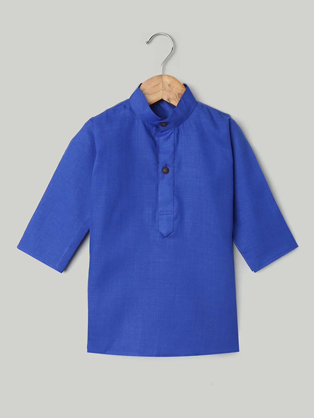 Blue Cotton Kurta Pajama Set for Boys | Indian Wear