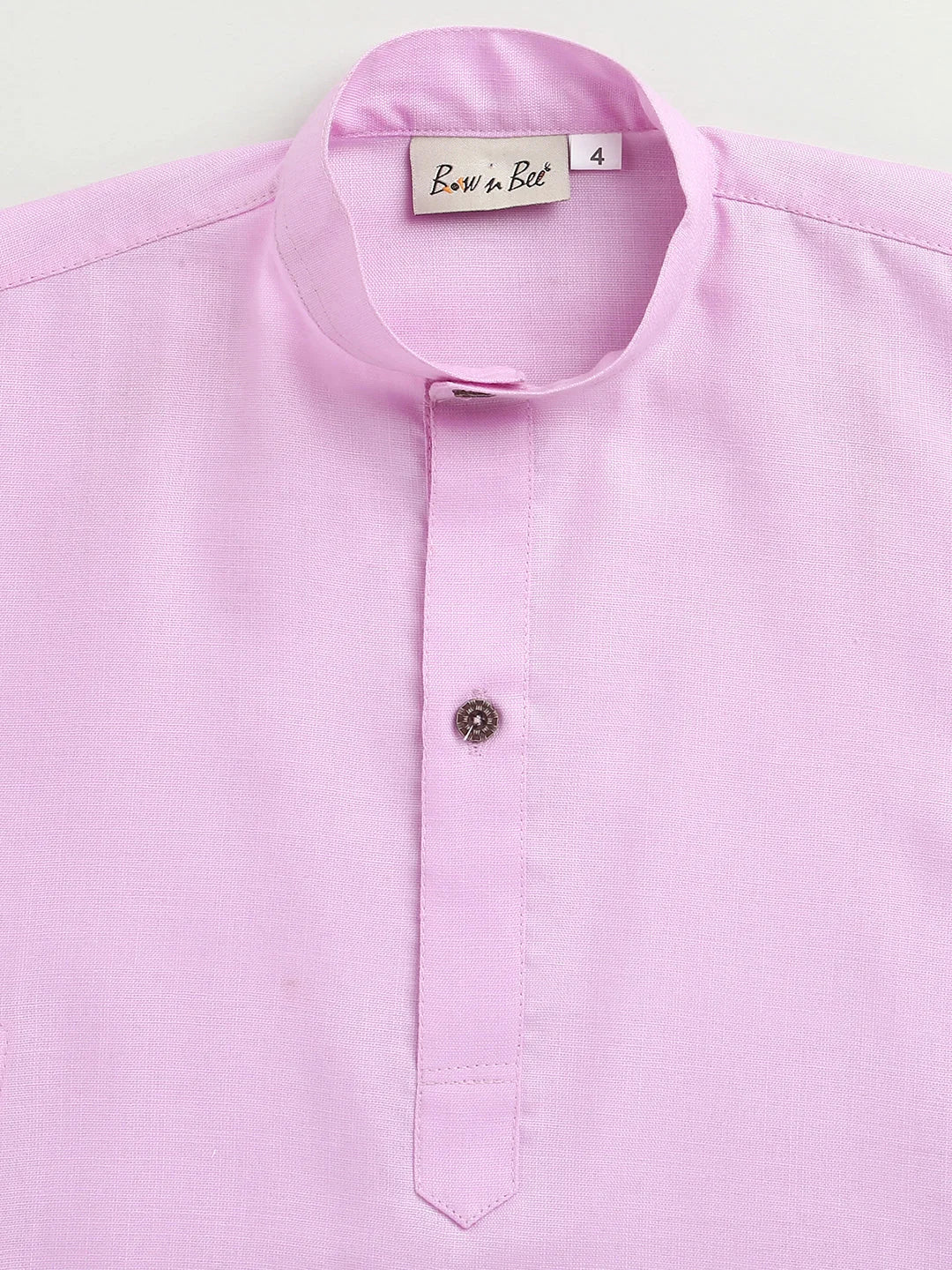 Lavender Cotton Kurta Pajama Set for Boys | Indian Wear