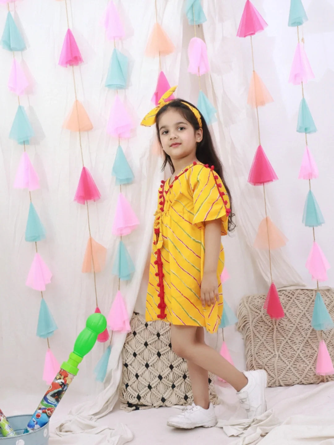 Dress for Girls - Red | BH26DR08RDA | DesiQlo