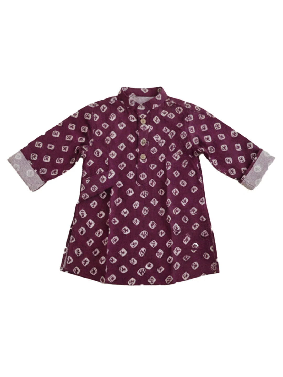 Short Kurta for Boys - Purple | BH26IN62PUA | DesiQlo