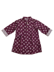 Short Kurta for Boys - Purple | BH26IN62PUA