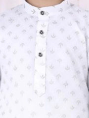 Kurta Pajama Set for Boys - White | BH26KP20WHA