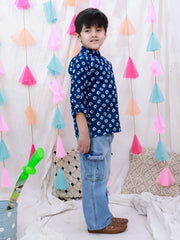 Short Kurta for Boys - Purple | BH26SK04PUA