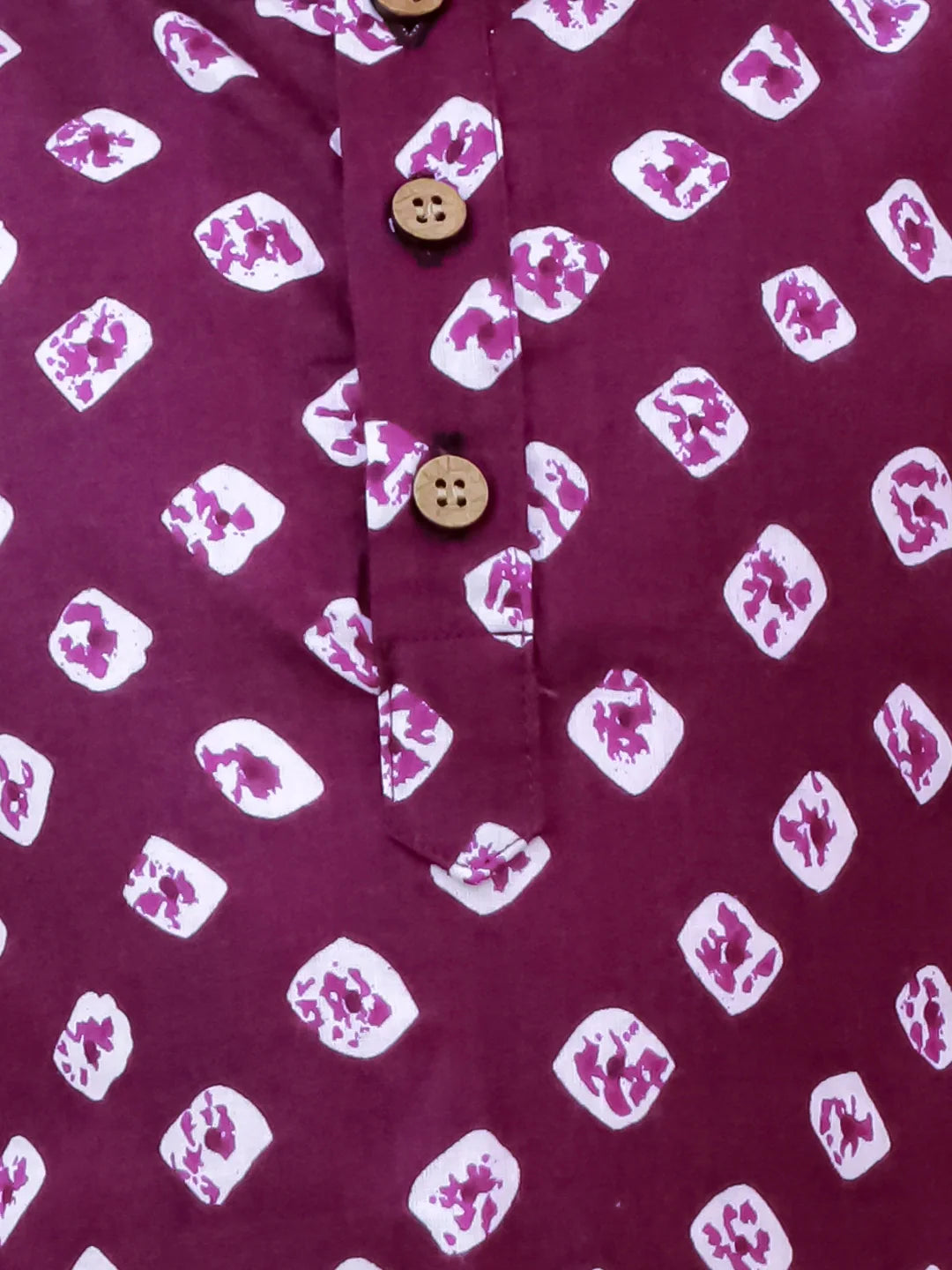 Short Kurta for Boys - Purple | BH26SK04PUA | DesiQlo