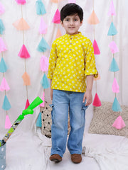 Short Kurta for Boys - Purple | BH26SK04PUA