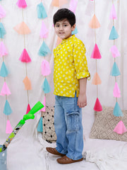 Short Kurta for Boys - Purple | BH26SK04PUA