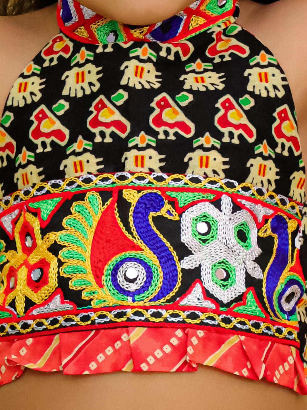 Ethnic Suit Set for Girls - Green | BJ23IW40GRA | DesiQlo