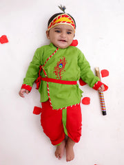 Dhoti Kurta Set for Boys - Green | BJ25IN50GRA