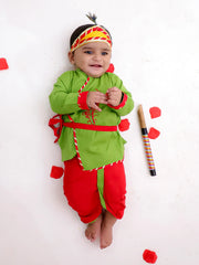 Dhoti Kurta Set for Boys - Green | BJ25IN50GRA