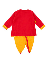 Dhoti Kurta Set for Boys - Red | BJ25IN50RDA