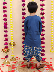 Dhoti Kurta Set for Boys - Blue | BN24DK09BLA