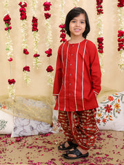 Dhoti Kurta Set for Boys - Blue | BN24DK09BLA