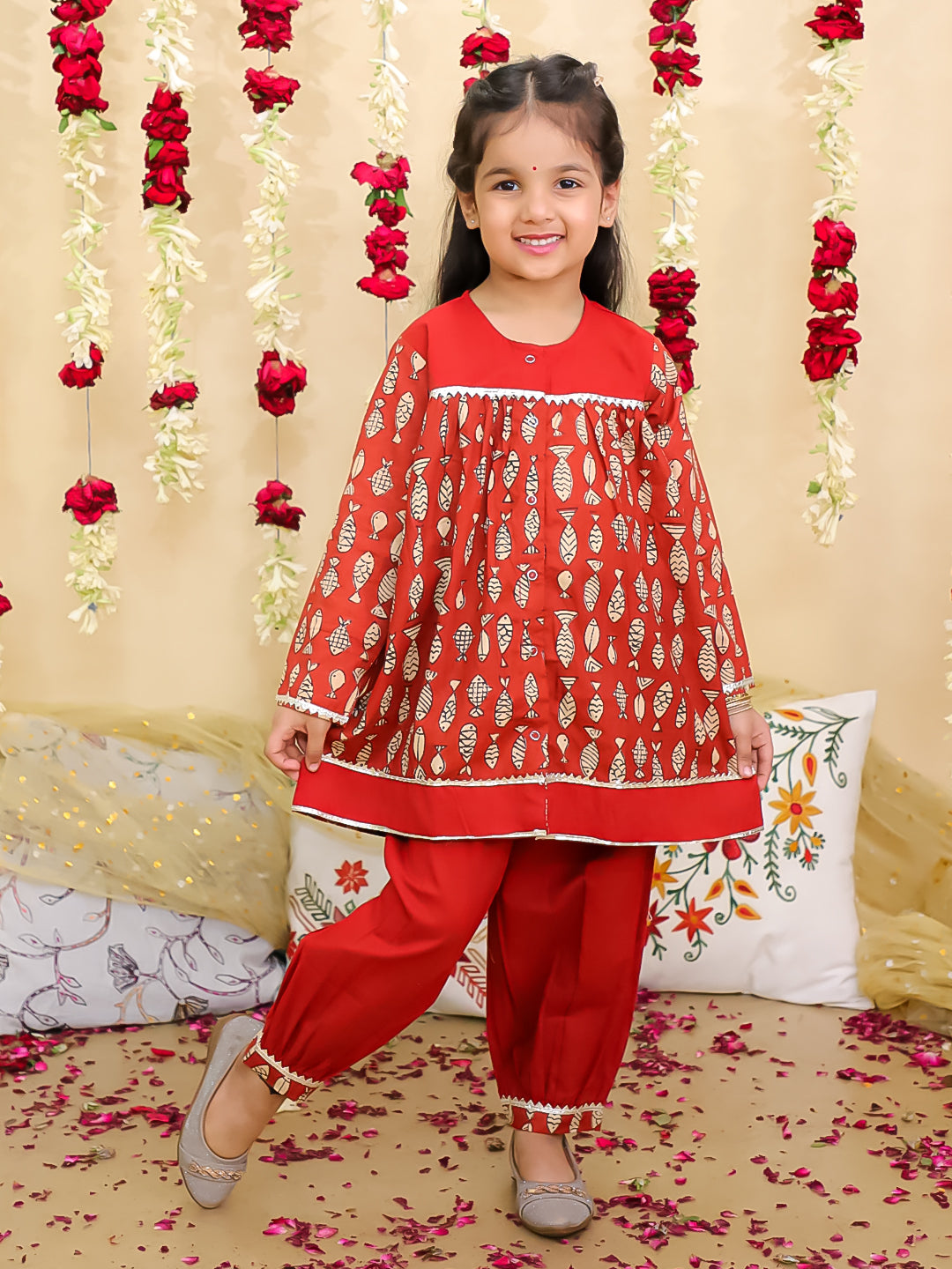 Ethnic Suit Set for Girls | BN24SU12MRA | DesiQlo