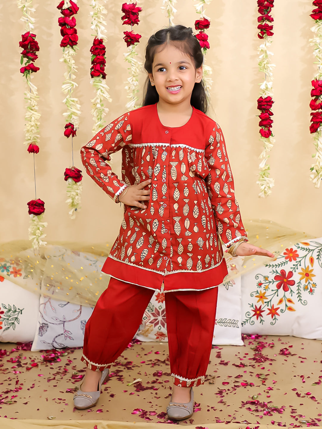 Ethnic Suit Set for Girls | BN24SU12MRA
