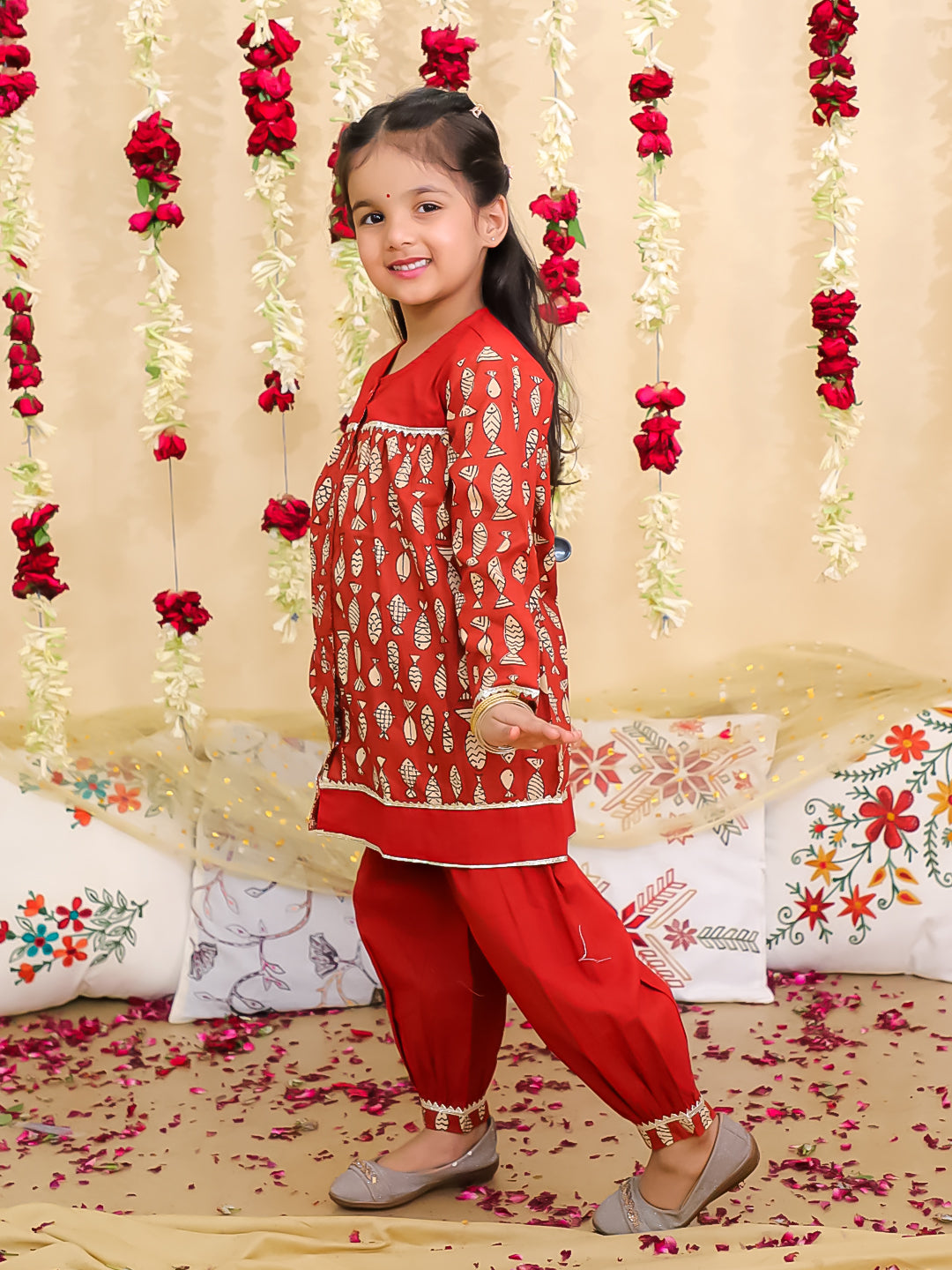 Ethnic Suit Set for Girls | BN24SU12MRA | DesiQlo