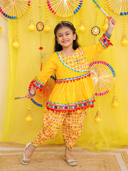 Ethnic Suit Set for Girls - Yellow | BN25IW01YLA