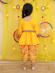 Ethnic Suit Set for Girls - Yellow | BN25IW01YLA