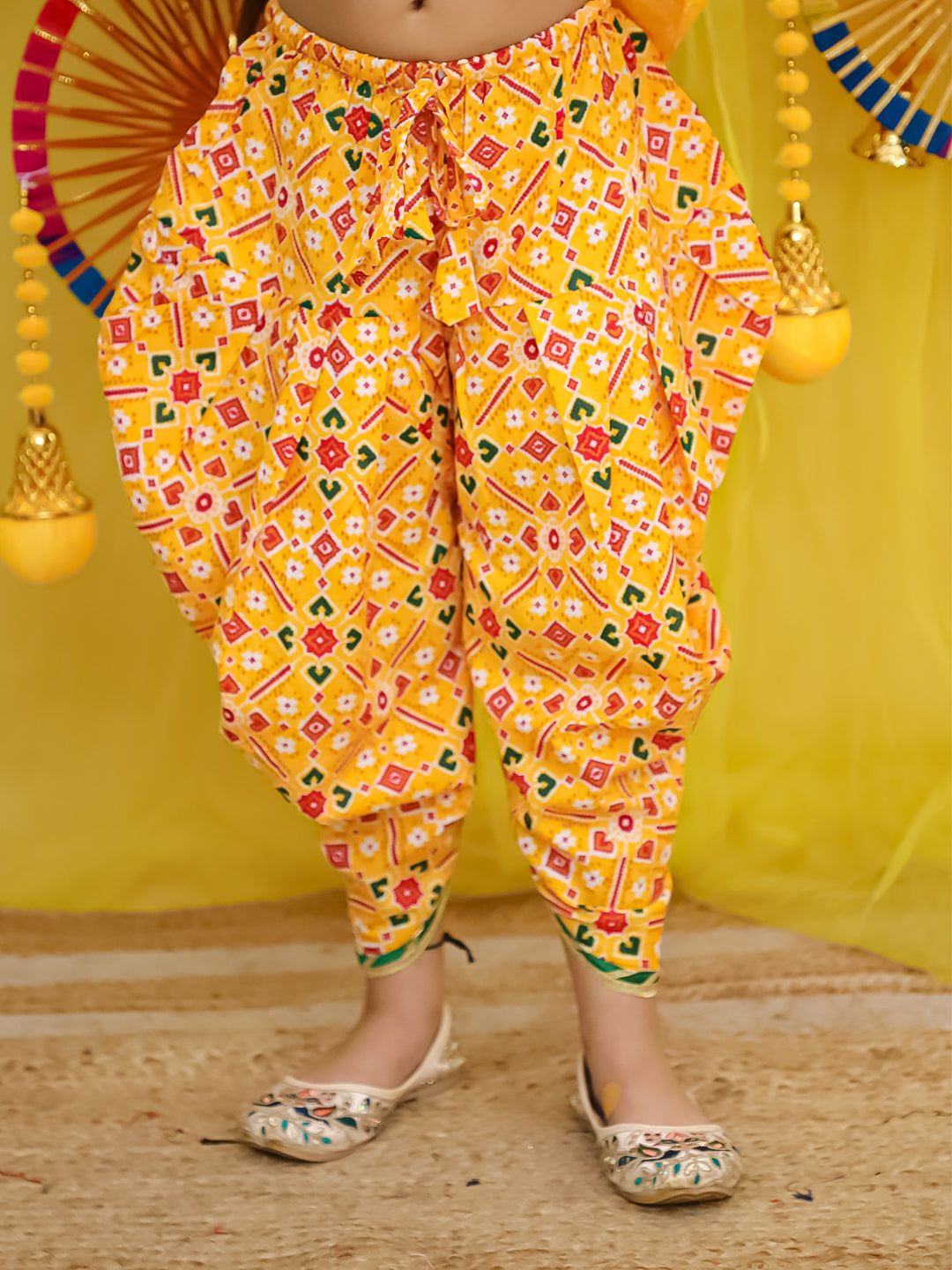 Ethnic Suit Set for Girls - Yellow | BN25IW01YLA | DesiQlo