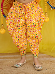 Ethnic Suit Set for Girls - Yellow | BN25IW01YLA