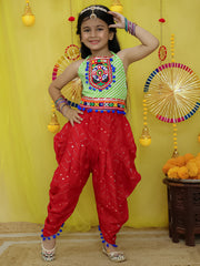 Indo Western Set for Girls - Pink | BN25IW03PIA