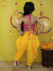 Indo Western Set for Girls - Pink | BN25IW03PIA