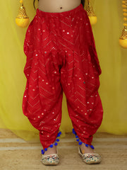 Indo Western Set for Girls - Green | BN25IW03GRA
