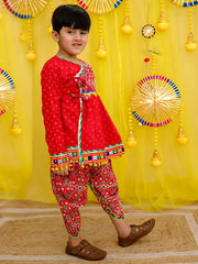 Dhoti Kurta Set for Boys - Pink | BN25KD01PIA