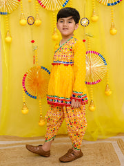 Dhoti Kurta Set for Boys - Yellow | BN25KD01YLA