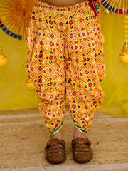 Dhoti Kurta Set for Boys - Yellow | BN25KD01YLA