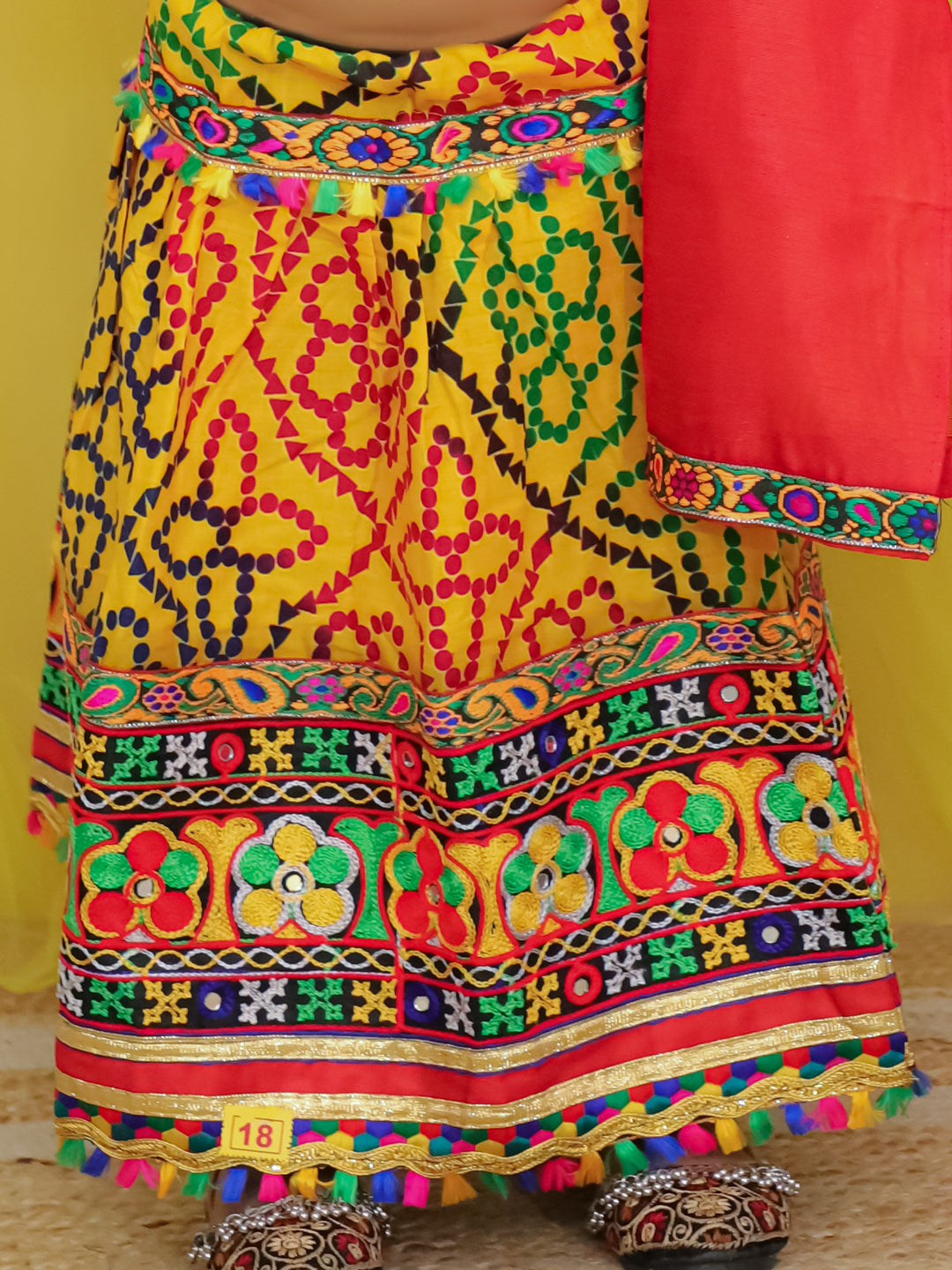 Lehenga Choli Set for Girls - Yellow | BN25LCO5YLA | DesiQlo