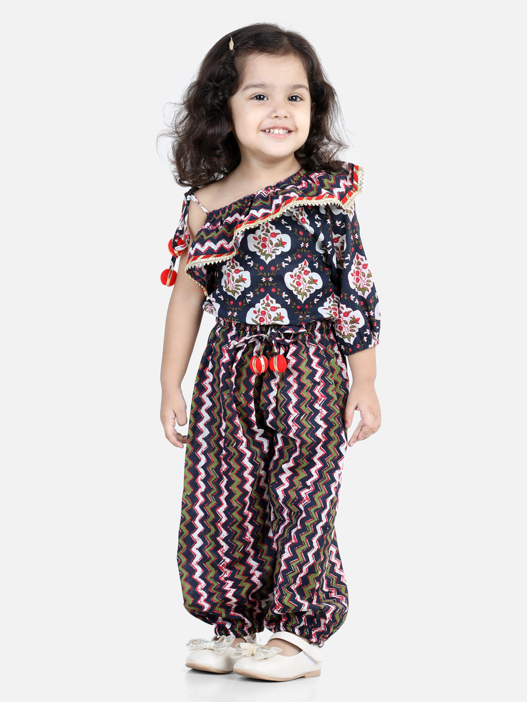 Ethnic Suit Set for Girls - Black | BR22IW28BKC