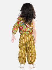 Ethnic Suit Set for Girls - Green | BR22IW28GRC