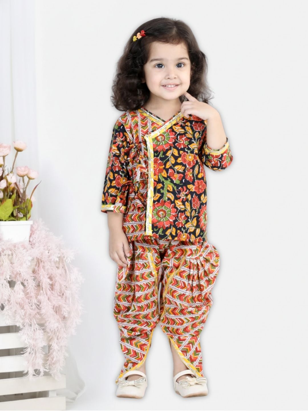 Ethnic Suit Set for Girls - Black | BR22IW29BKC