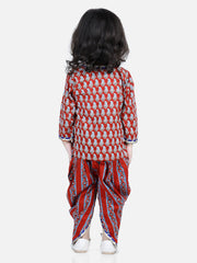 Ethnic Suit Set for Girls - Red | BR22IW29RDC
