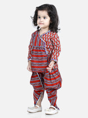 Ethnic Suit Set for Girls - Red | BR22IW29RDC