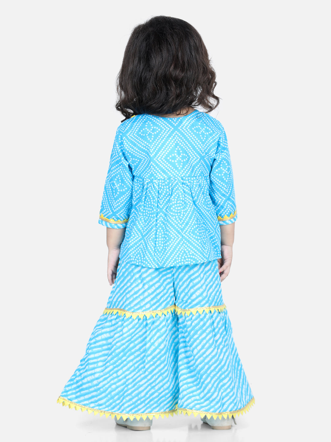 Pure Cotton Ethnic Suit Set for Kids - Blue | BR22IW31BLB | DesiQlo